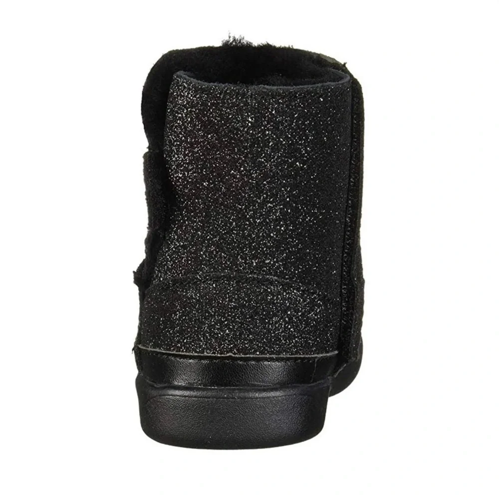 UGG Kids Keelan Glitter Black Bootie Infant Toddler Size 6 1104652T‎